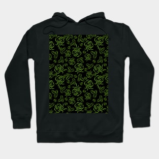 Roses pattern Hoodie